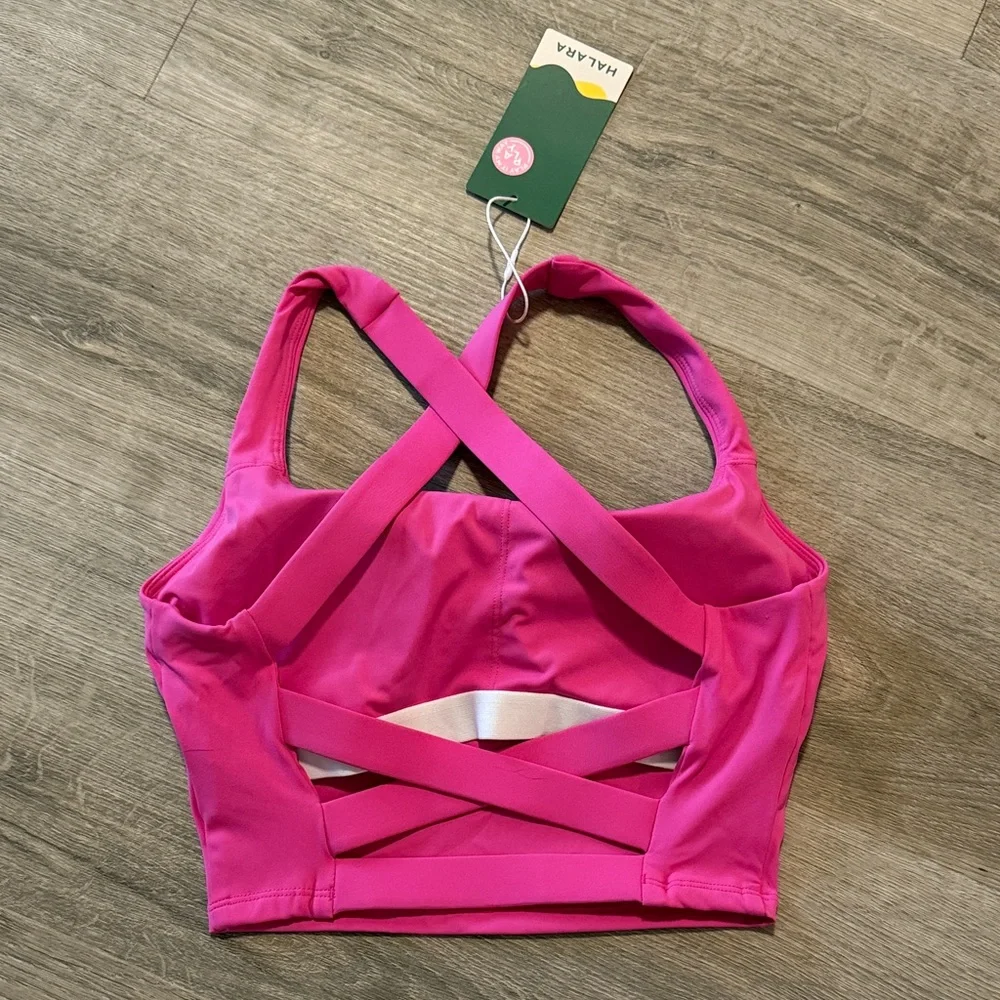 Halara NWT Cropped Yoga Tank Top - Picture 4 of 5